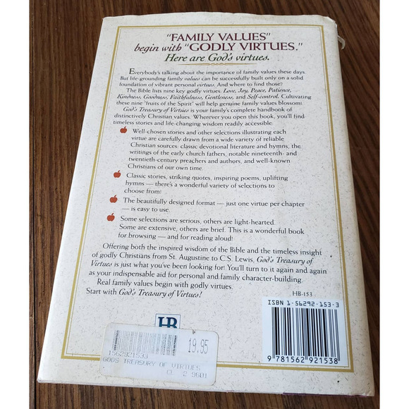 God's Treasury of Virtues : An Inspirational Collection of Stories Hardcover - Picture 4 of 9